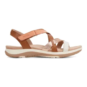 Sterling Casual Strappy Round Toe Flat Sandals