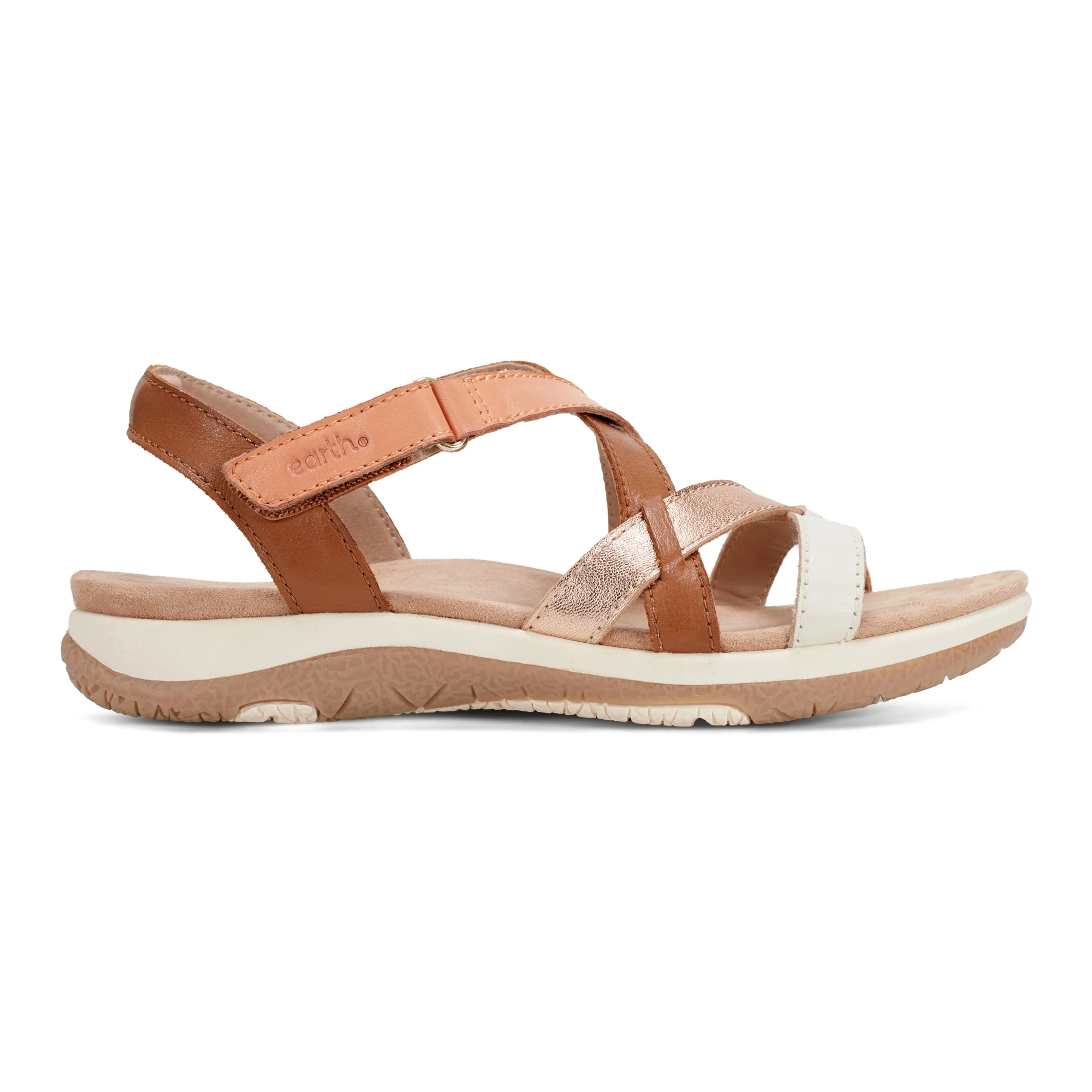 Sterling Casual Strappy Round Toe Flat Sandals