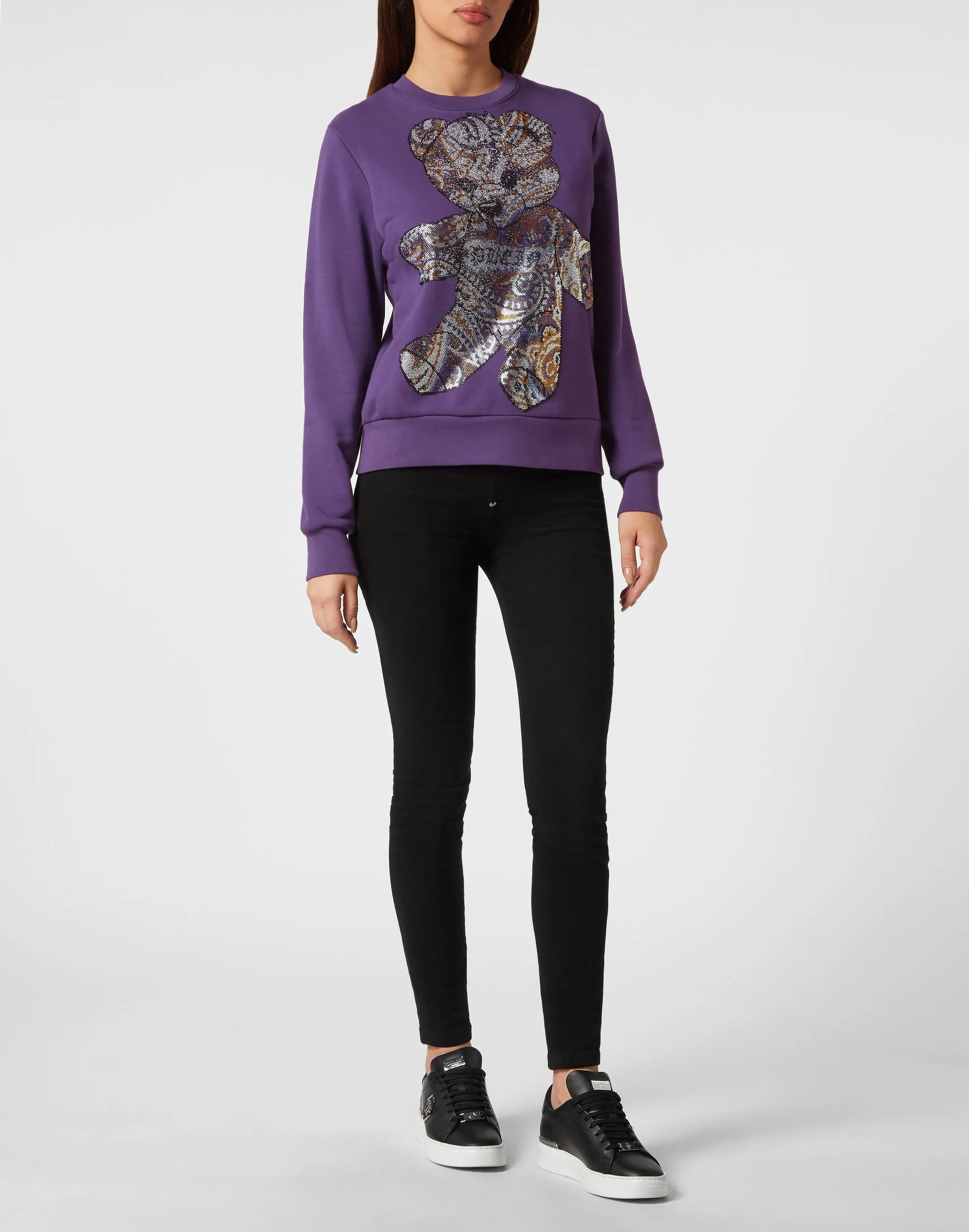 Sweatshirt Paisley Teddy Bear
