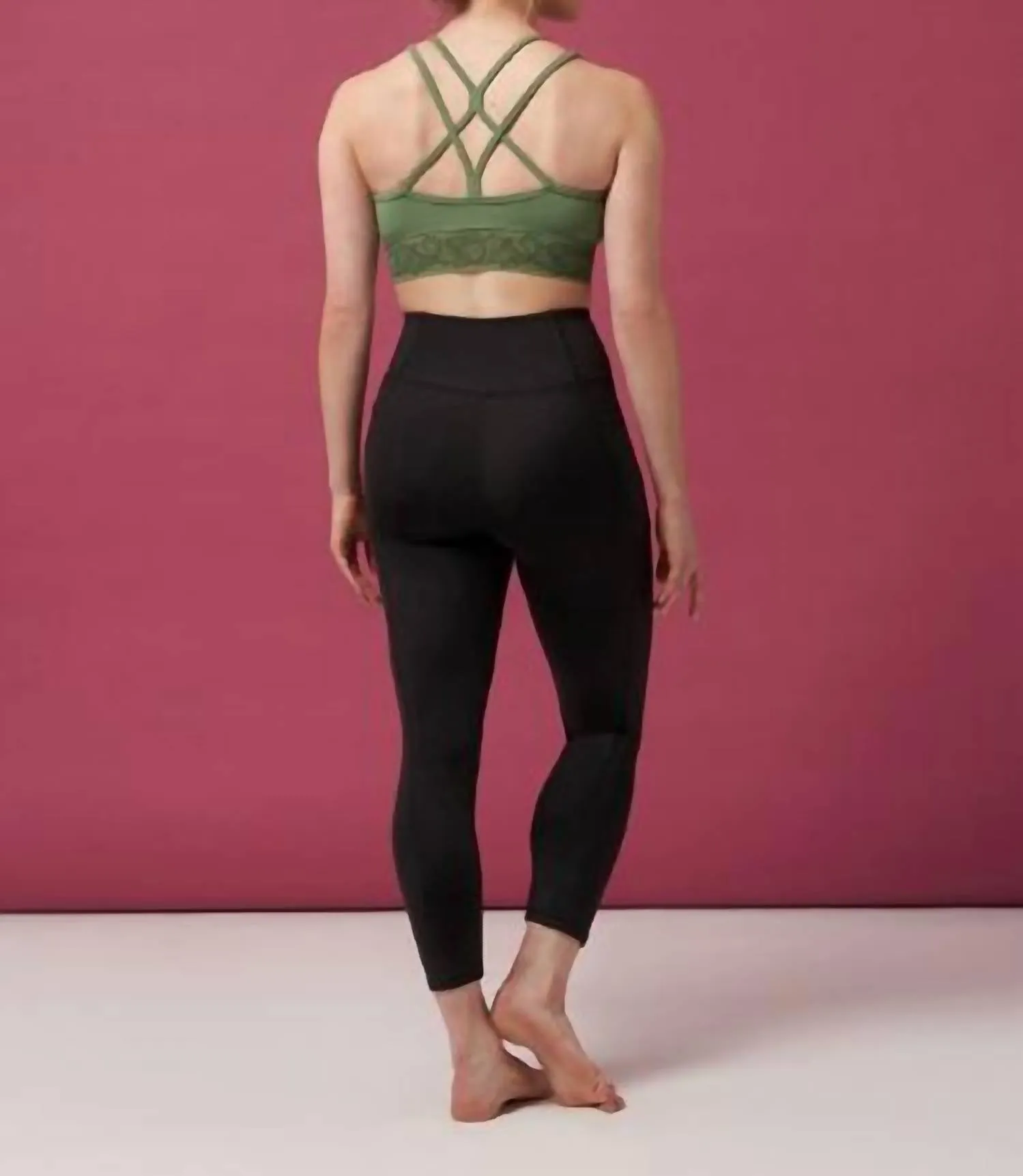 Tasha Paneled Leggings In Black