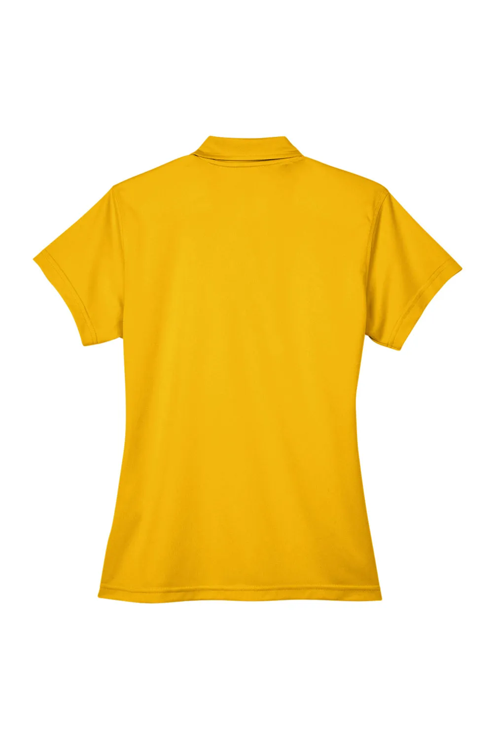 Team 365 Womens Command Performance Moisture Wicking Short Sleeve Polo Shirt - Athletic Gold