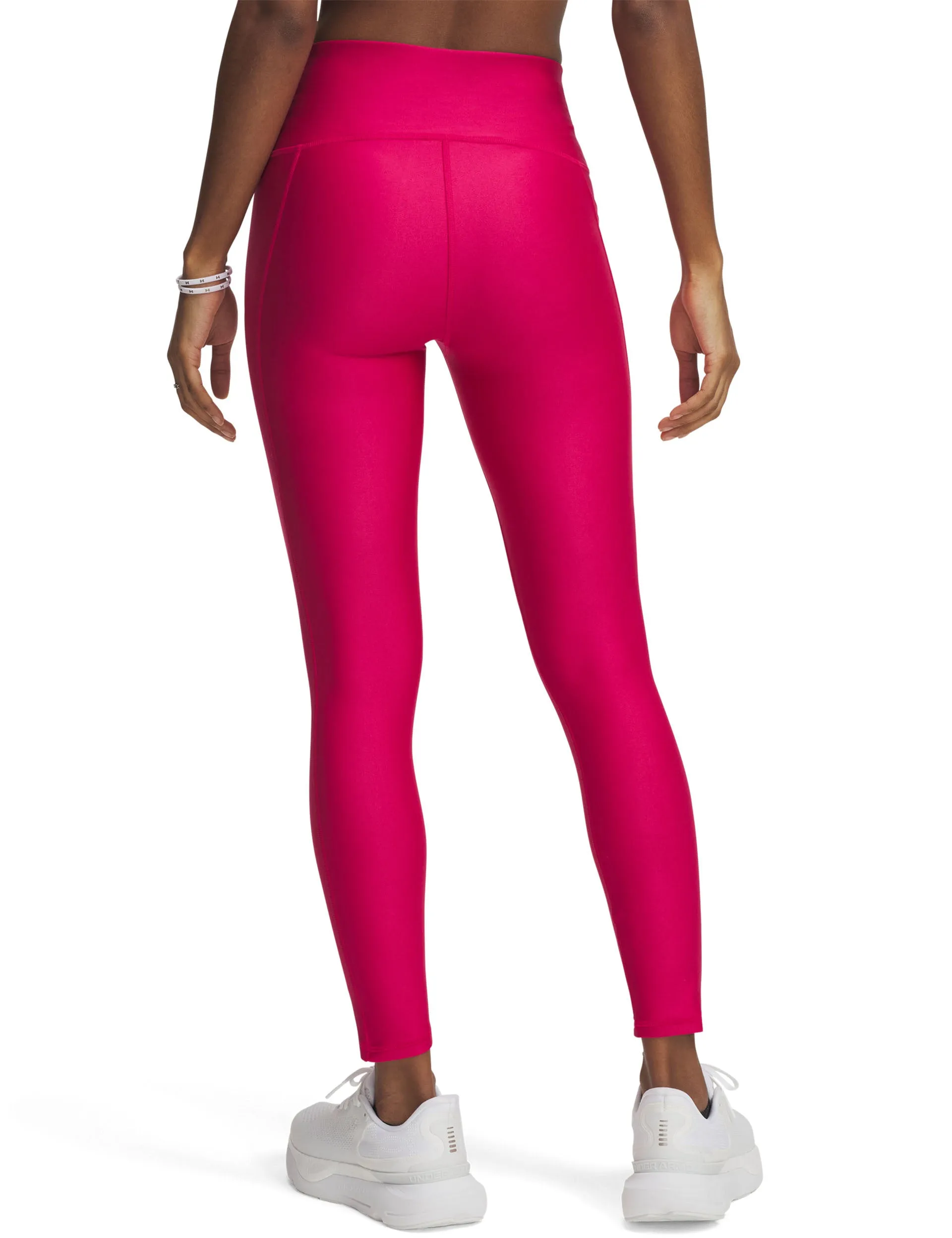 Tech Ankle Leggings - Shaded Fuchsia/White