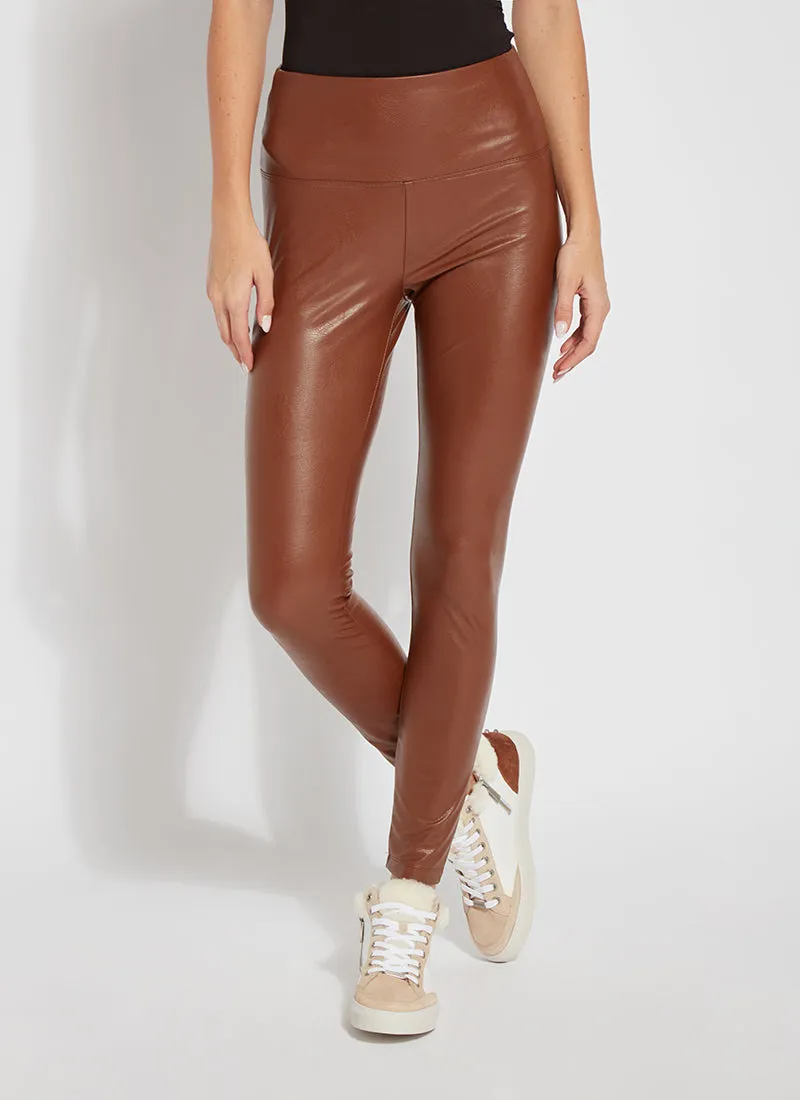 Textured Leather Legging