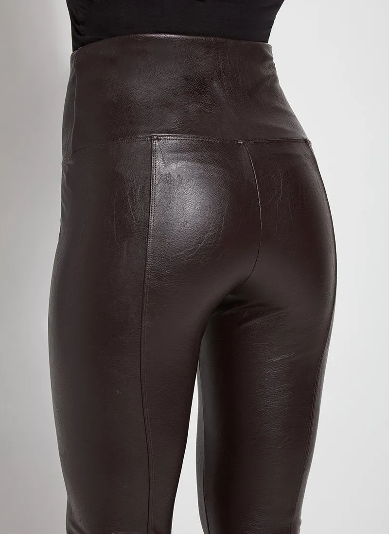 Textured Leather Legging
