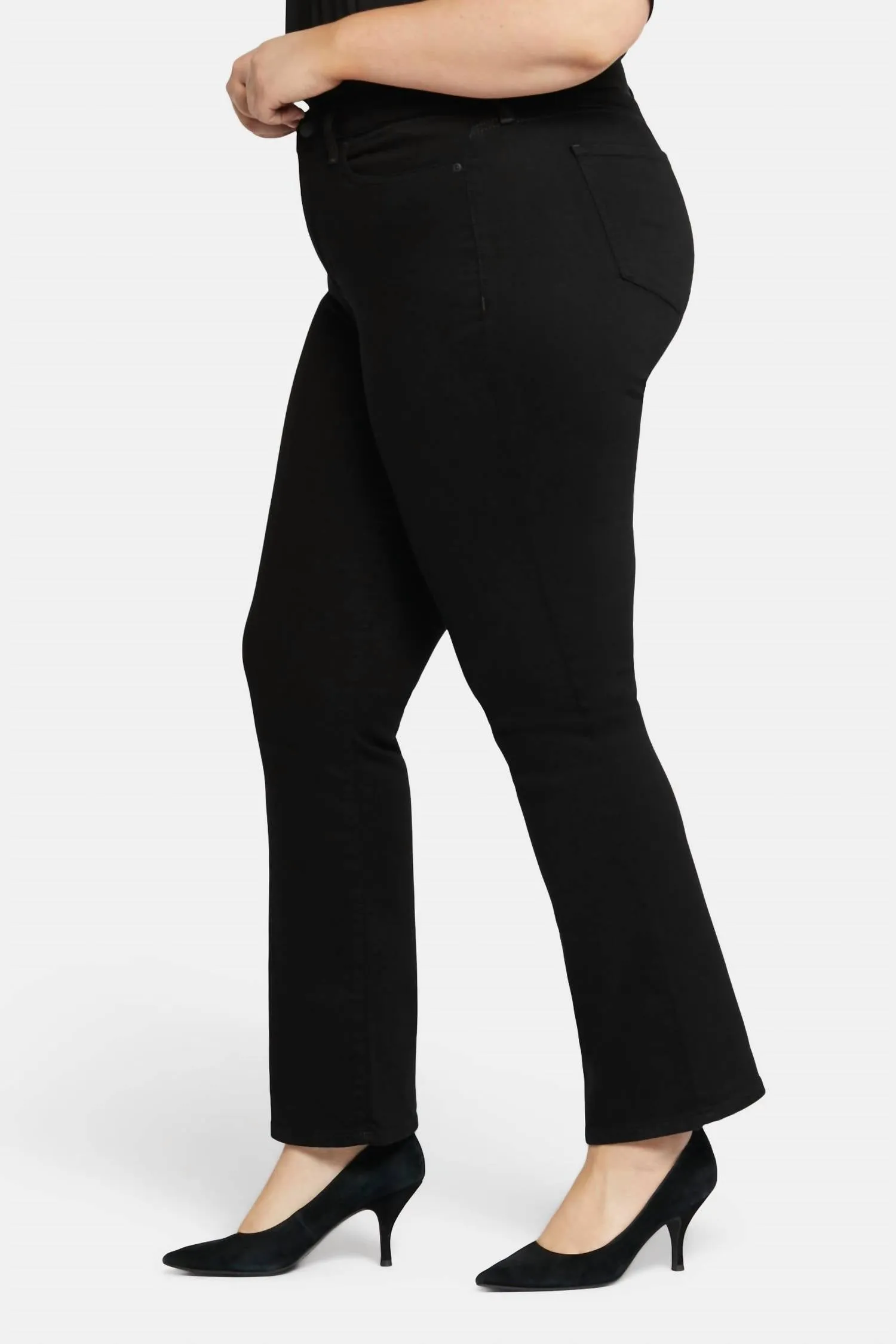 The Barbara Boot Cut Jean In Black