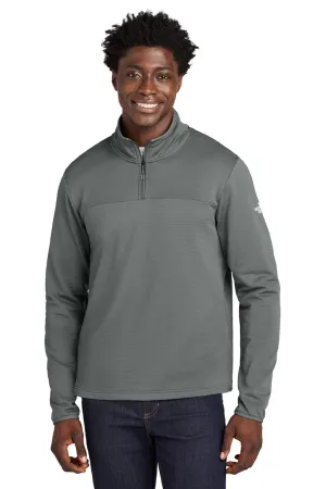 The North Face Mens Aim Fleece 1/4 Zip Sweatshirt - Smoked Pearl Grey