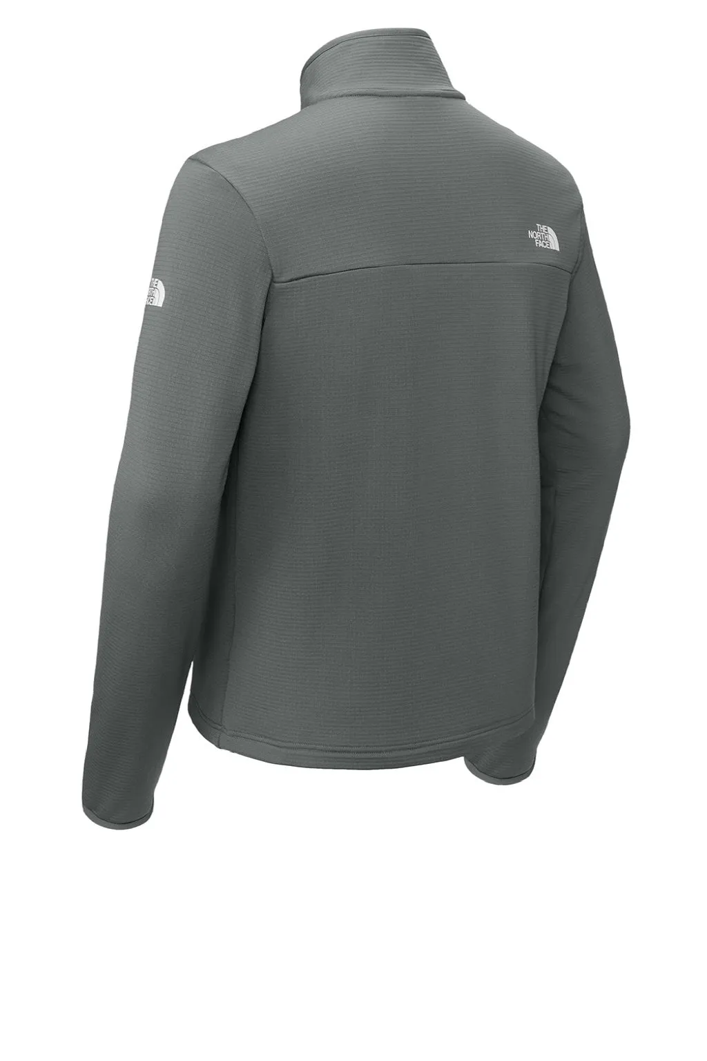 The North Face Mens Aim Fleece 1/4 Zip Sweatshirt - Smoked Pearl Grey