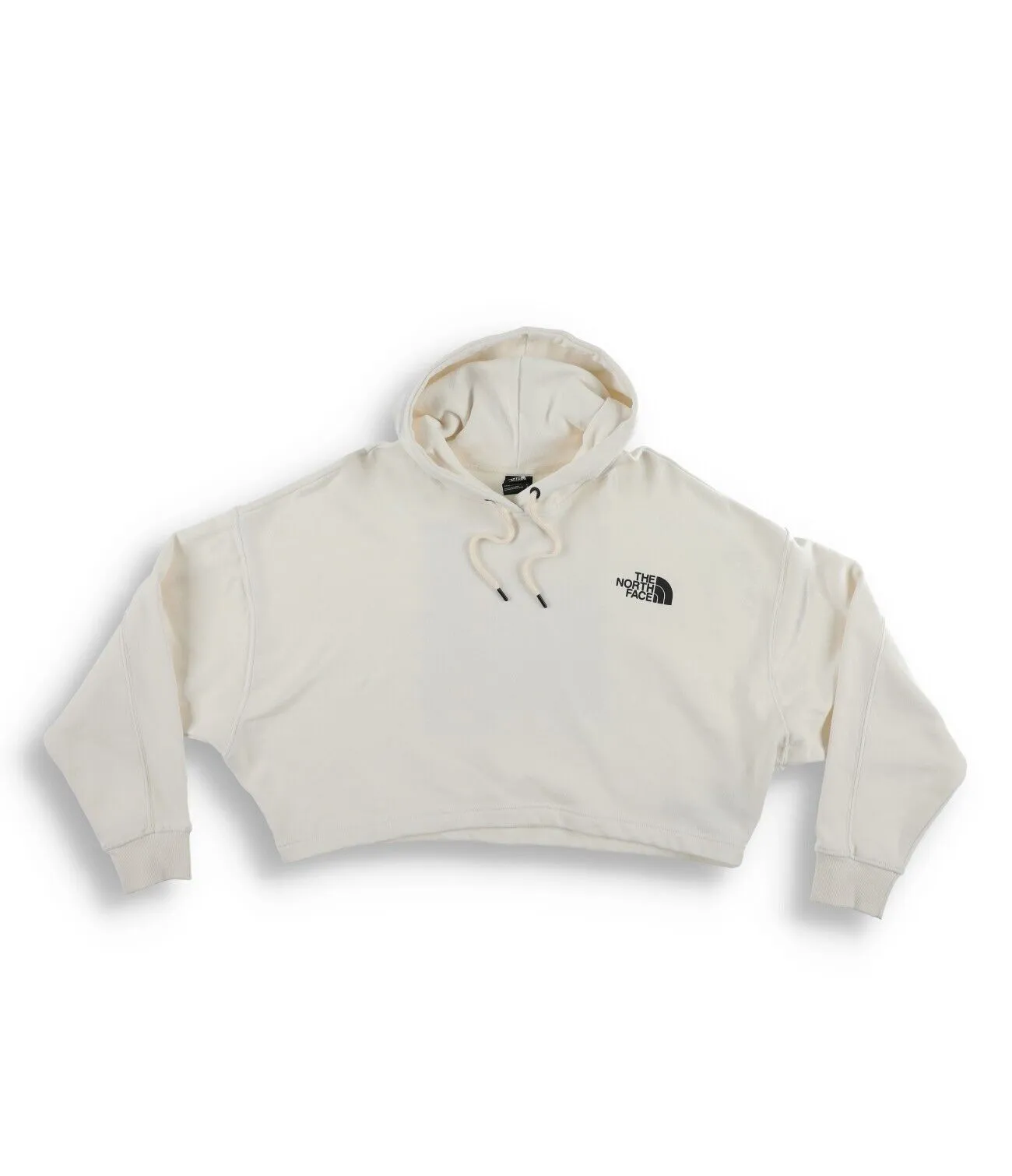 The North Face NF0A7UYF7X7 Crop Hoodie Women's XL Gardenia White Pullover CLO540