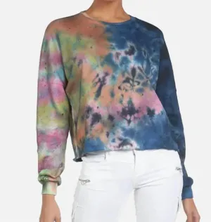 Tie Dye Sweatshirt In Midnight Candy