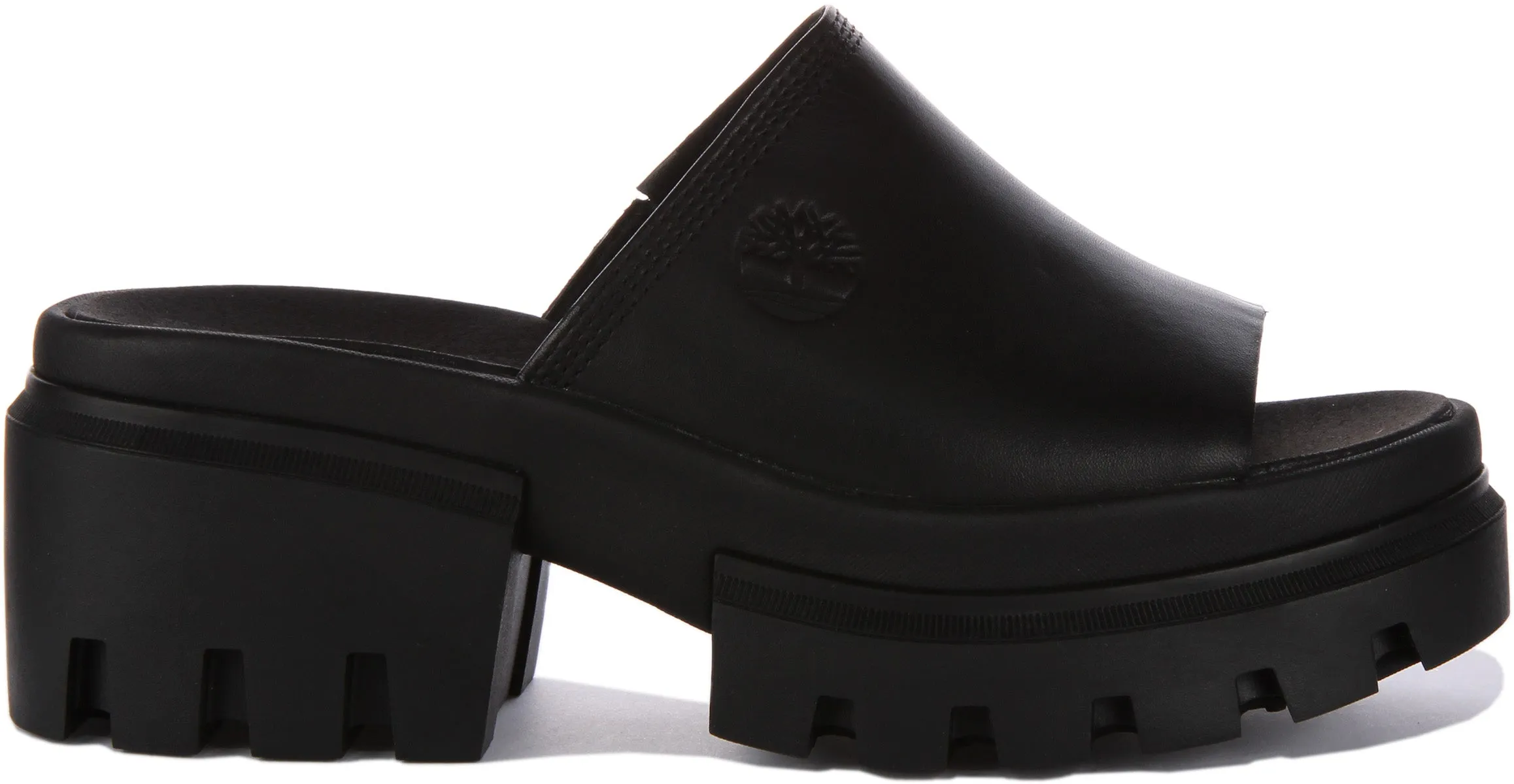 Timberland Everleigh Platform Sandals In Black For Women Shoes Timberland