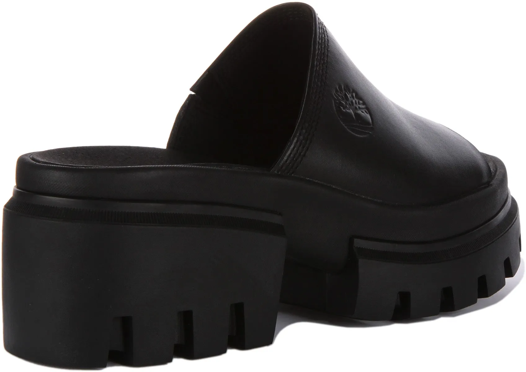 Timberland Everleigh Platform Sandals In Black For Women Shoes Timberland