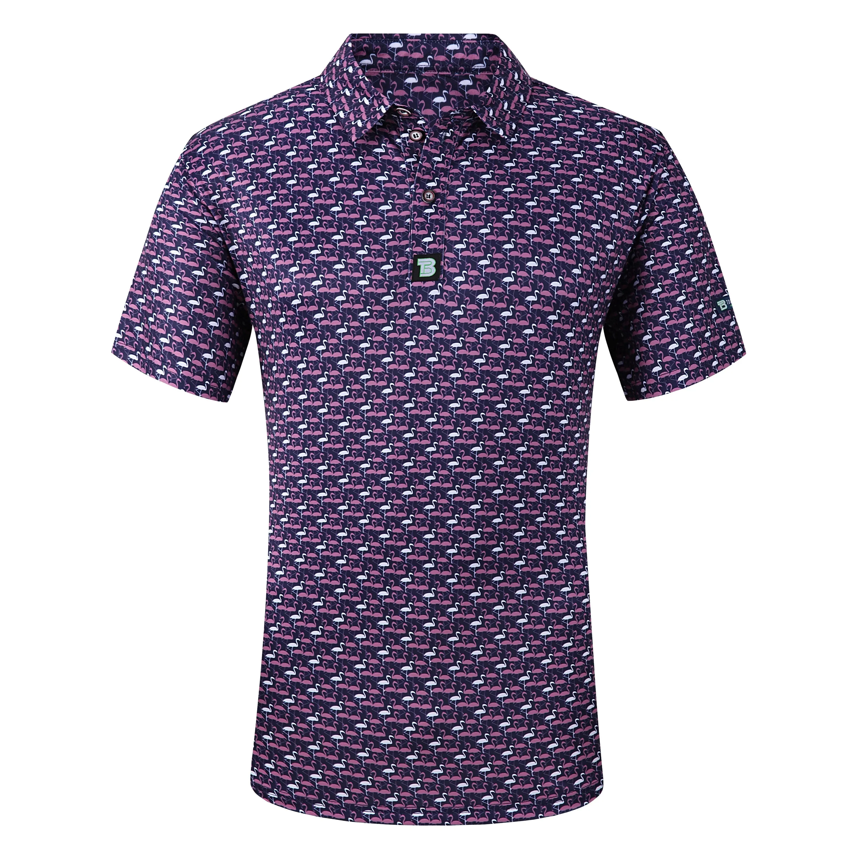 Tom Baine Men's Performance Four-Way Stretch Golf Polo