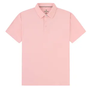 Tom Baine Men's Performance Stretch Solid Short Sleeve Polo