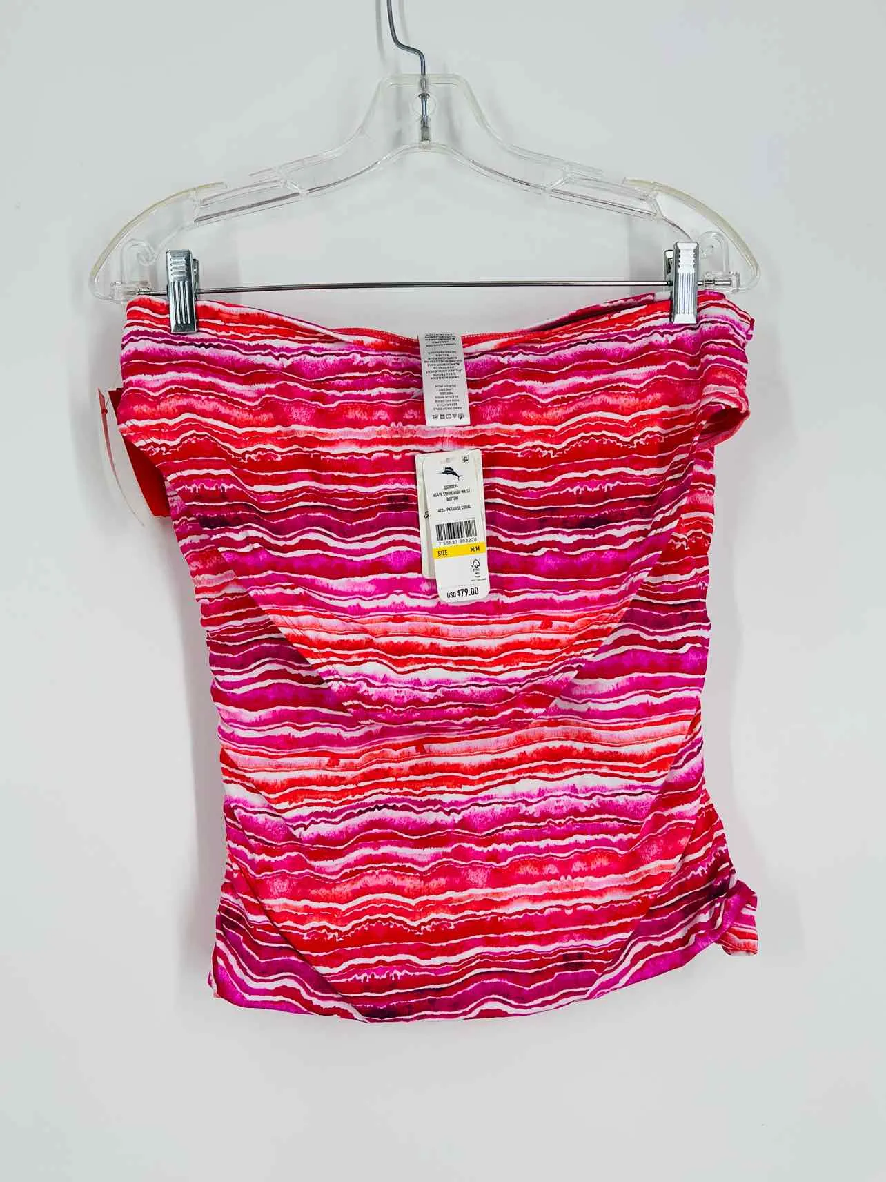 Tommy Bahama Size M Pk/Wh/Or Print NEW Swimwear 2-PC Swimsuit