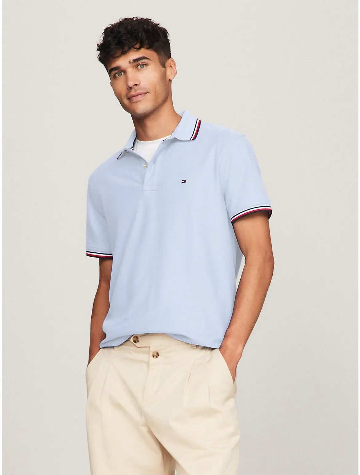 Tommy Hilfiger Men's Regular Fit Tommy Wicking Polo