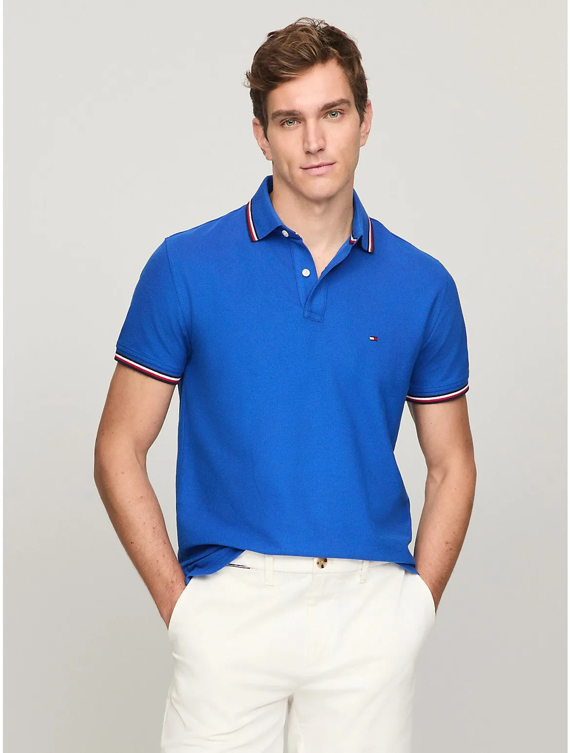 Tommy Hilfiger Men's Regular Fit Tommy Wicking Polo