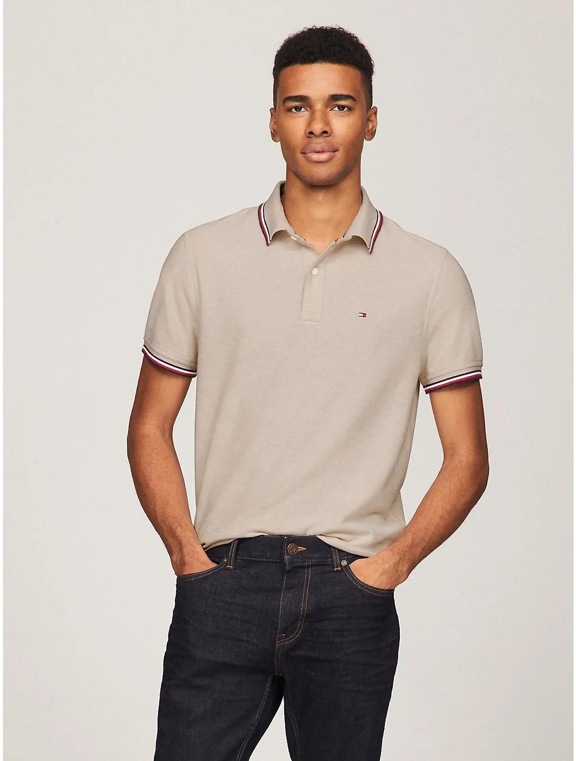 Tommy Hilfiger Men's Regular Fit Tommy Wicking Polo