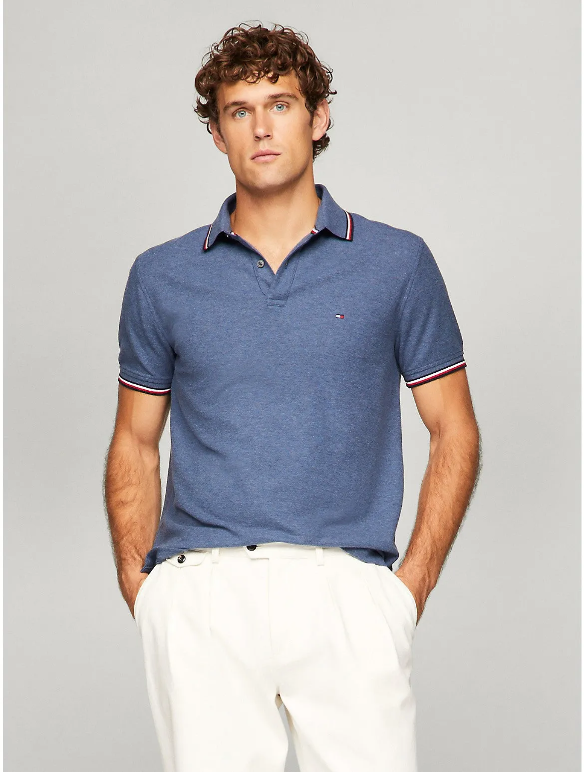 Tommy Hilfiger Men's Regular Fit Tommy Wicking Polo