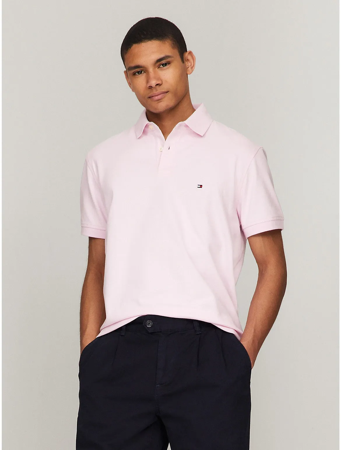 Tommy Hilfiger Men's Stretch Regular Fit Tommy Polo