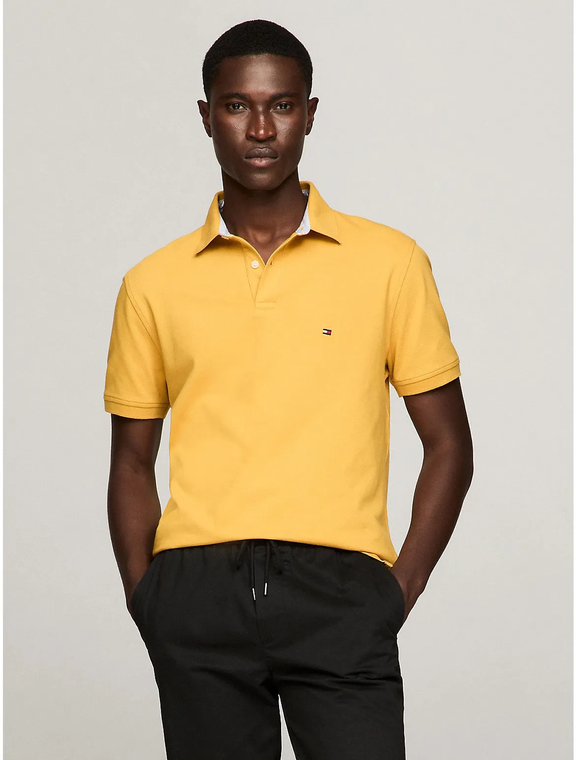 Tommy Hilfiger Men's Stretch Regular Fit Tommy Polo