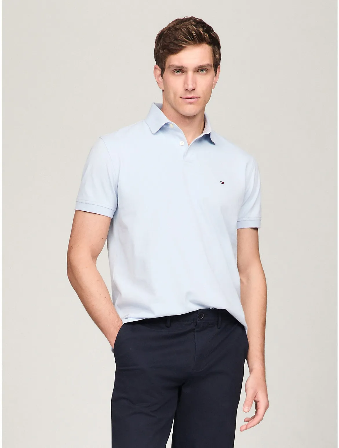 Tommy Hilfiger Men's Stretch Regular Fit Tommy Polo