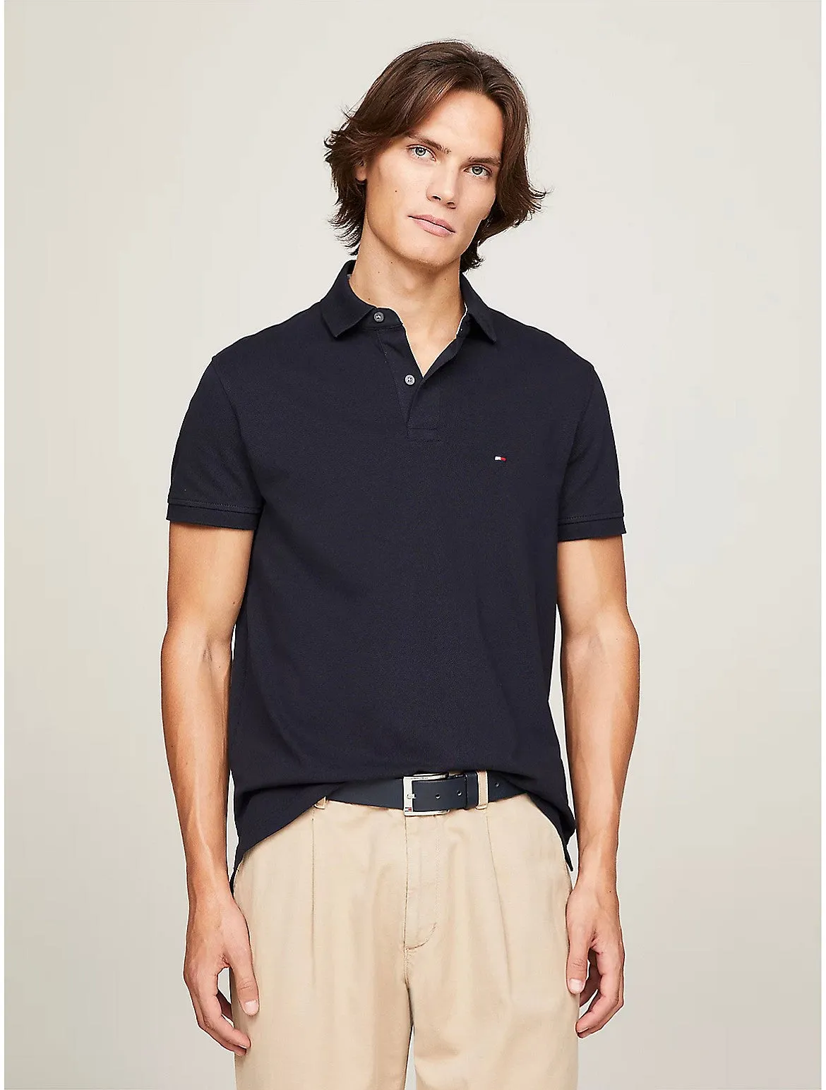 Tommy Hilfiger Men's Stretch Regular Fit Tommy Polo