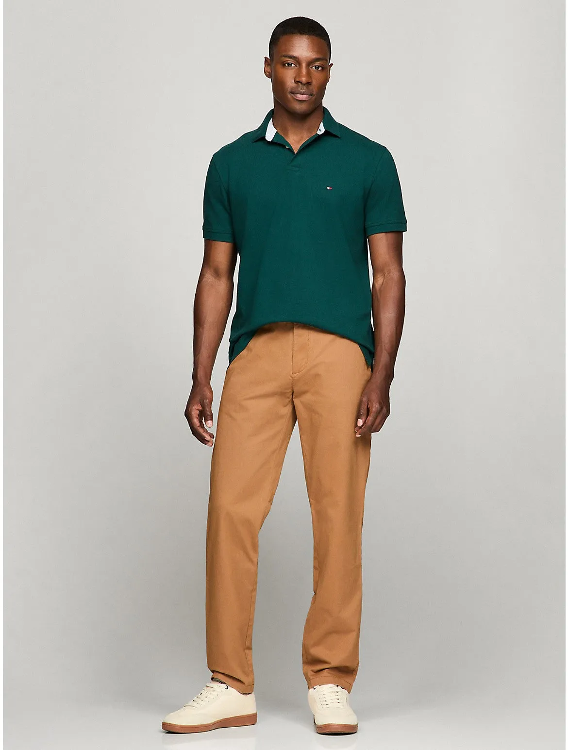 Tommy Hilfiger Men's Stretch Regular Fit Tommy Polo