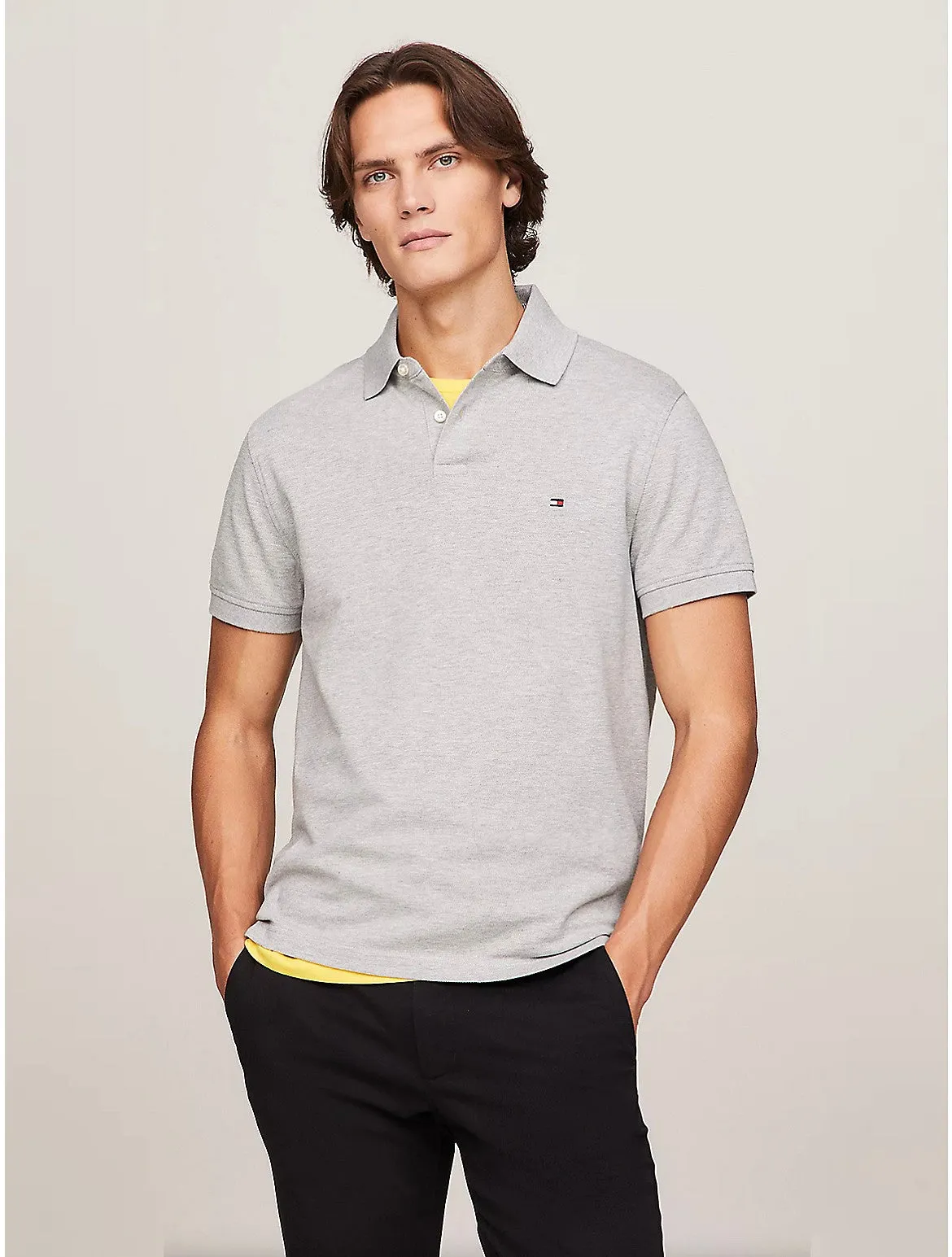 Tommy Hilfiger Men's Stretch Regular Fit Tommy Polo
