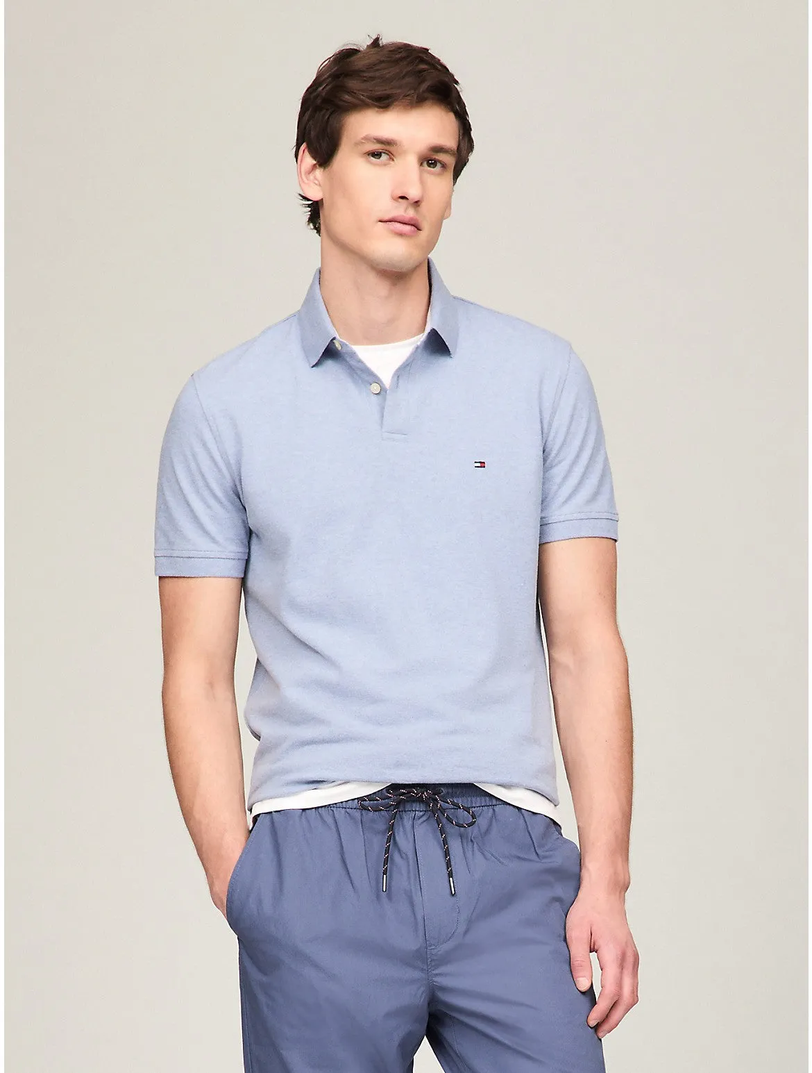 Tommy Hilfiger Men's Stretch Regular Fit Tommy Polo