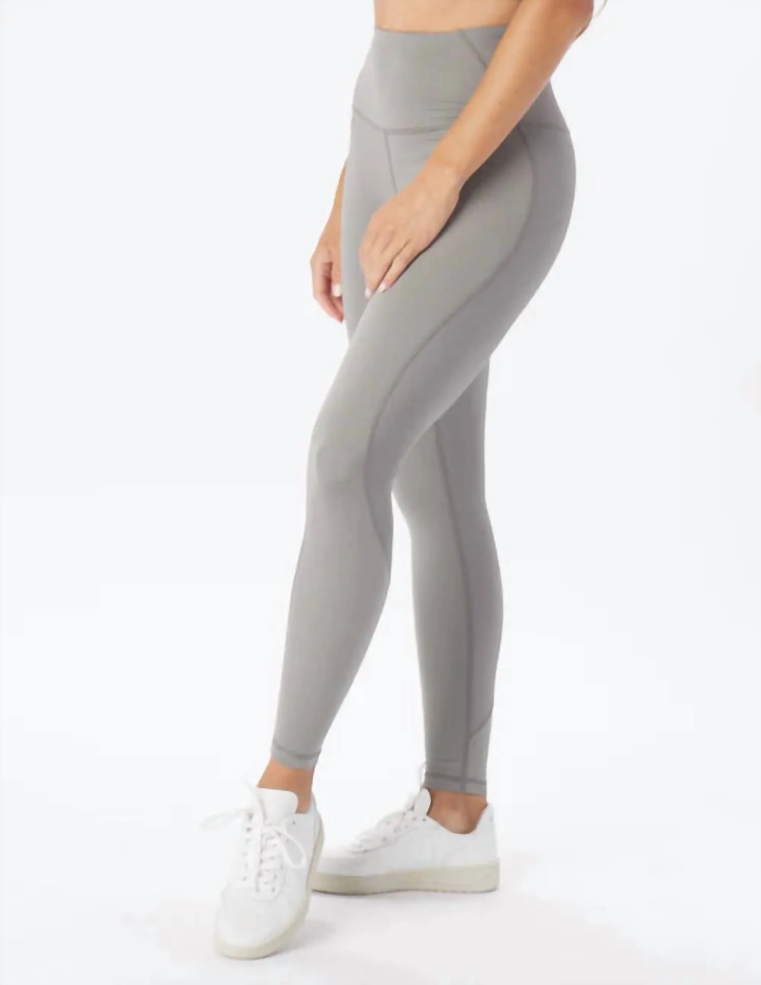 Tone Up Legging In Silver Fog