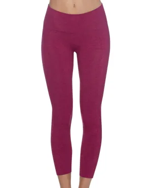Trikonasana Capri Leggings In Plum