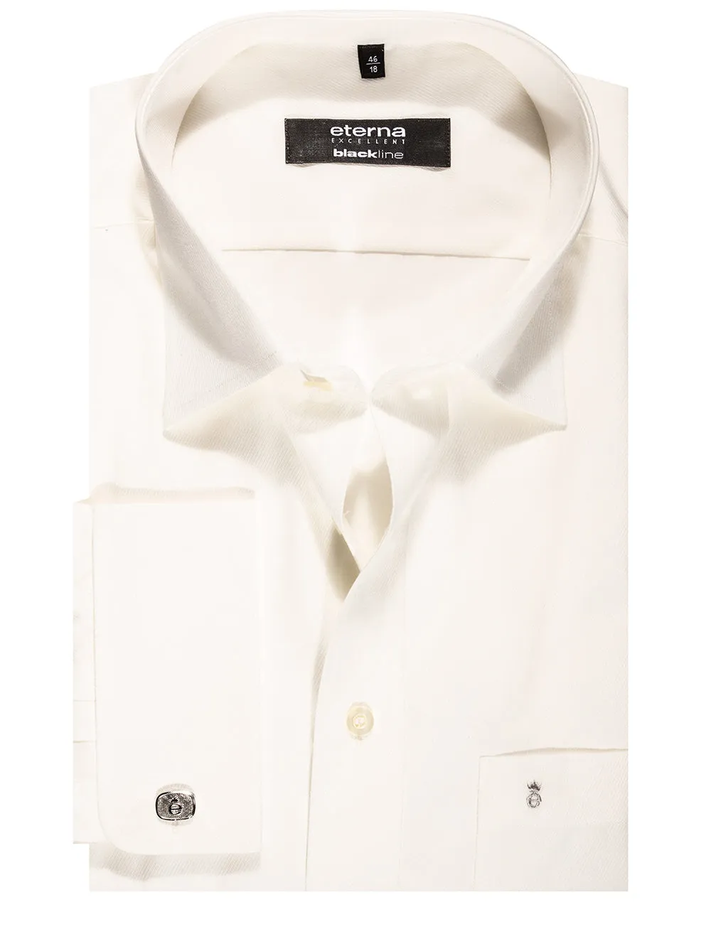Twill Double Cuff Shirt Cream