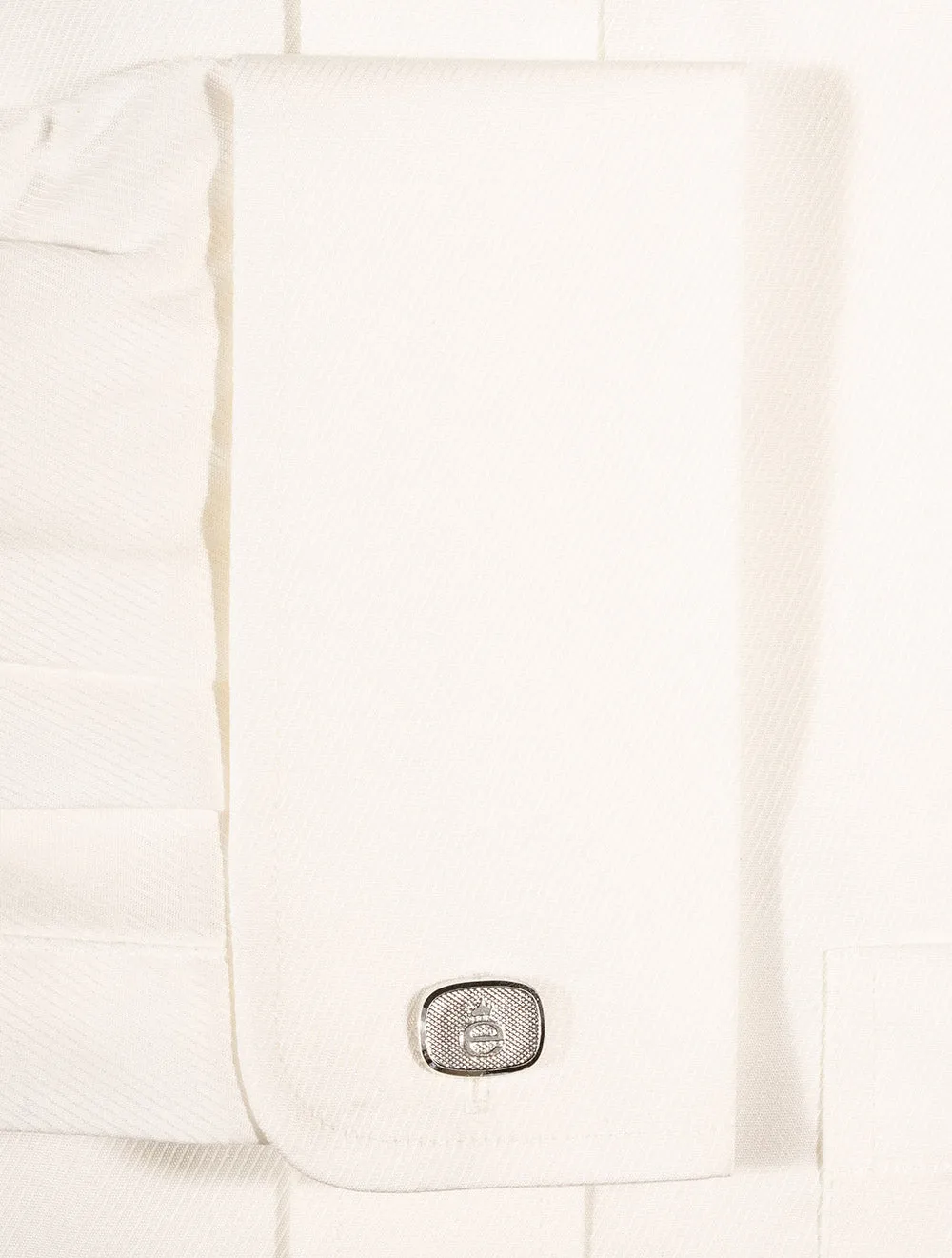 Twill Double Cuff Shirt Cream