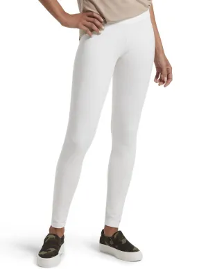 Ultra Leggings With Wide Waistband In White