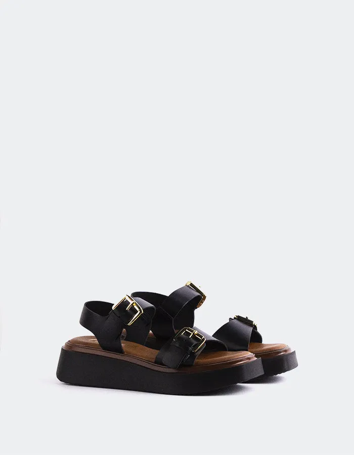 Varvara Black Leather