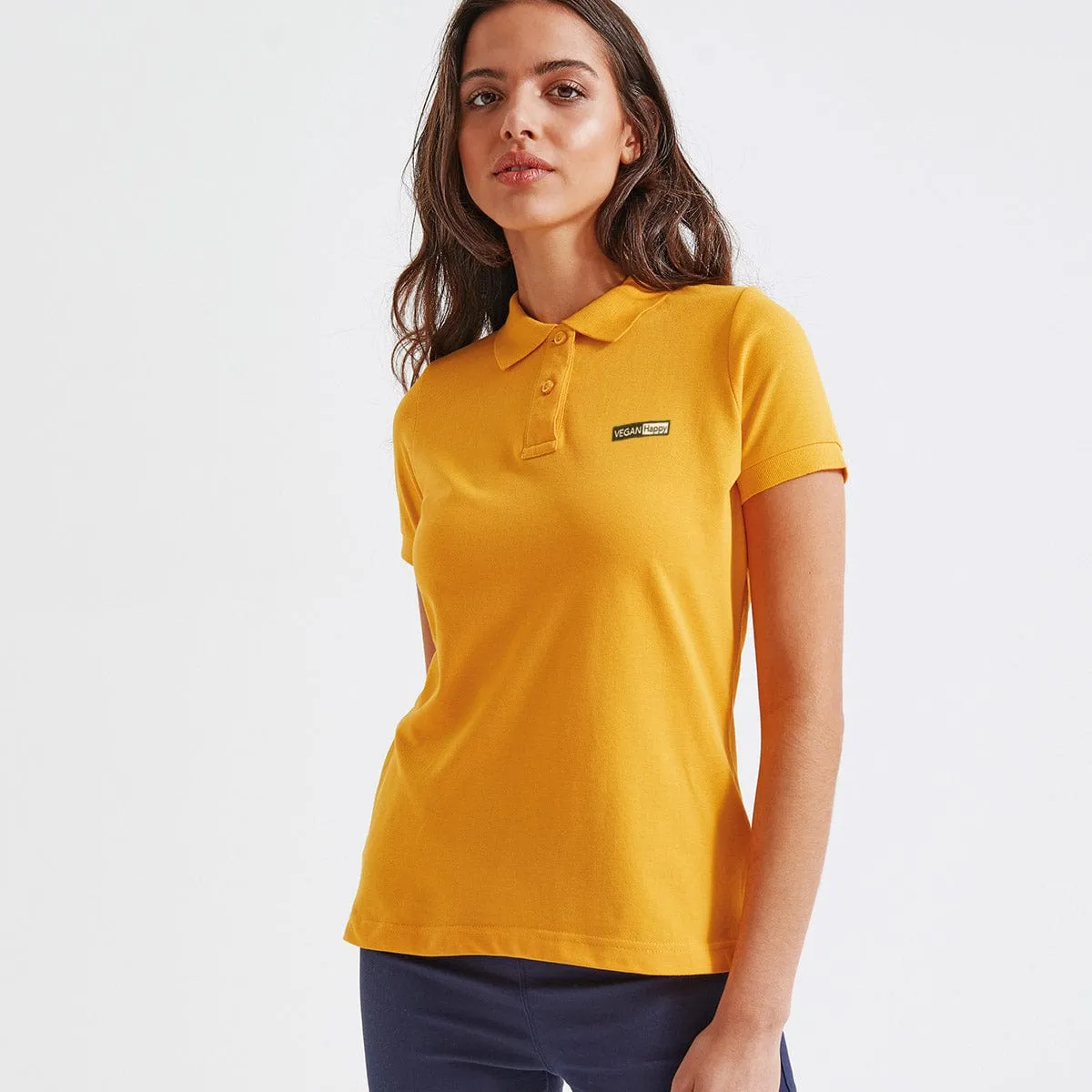 Vegan Women's Cotton Classic Polo Shirt | Multiple Colours