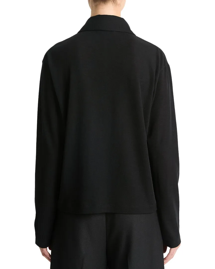 Vince Relaxed Wool Polo Sweater