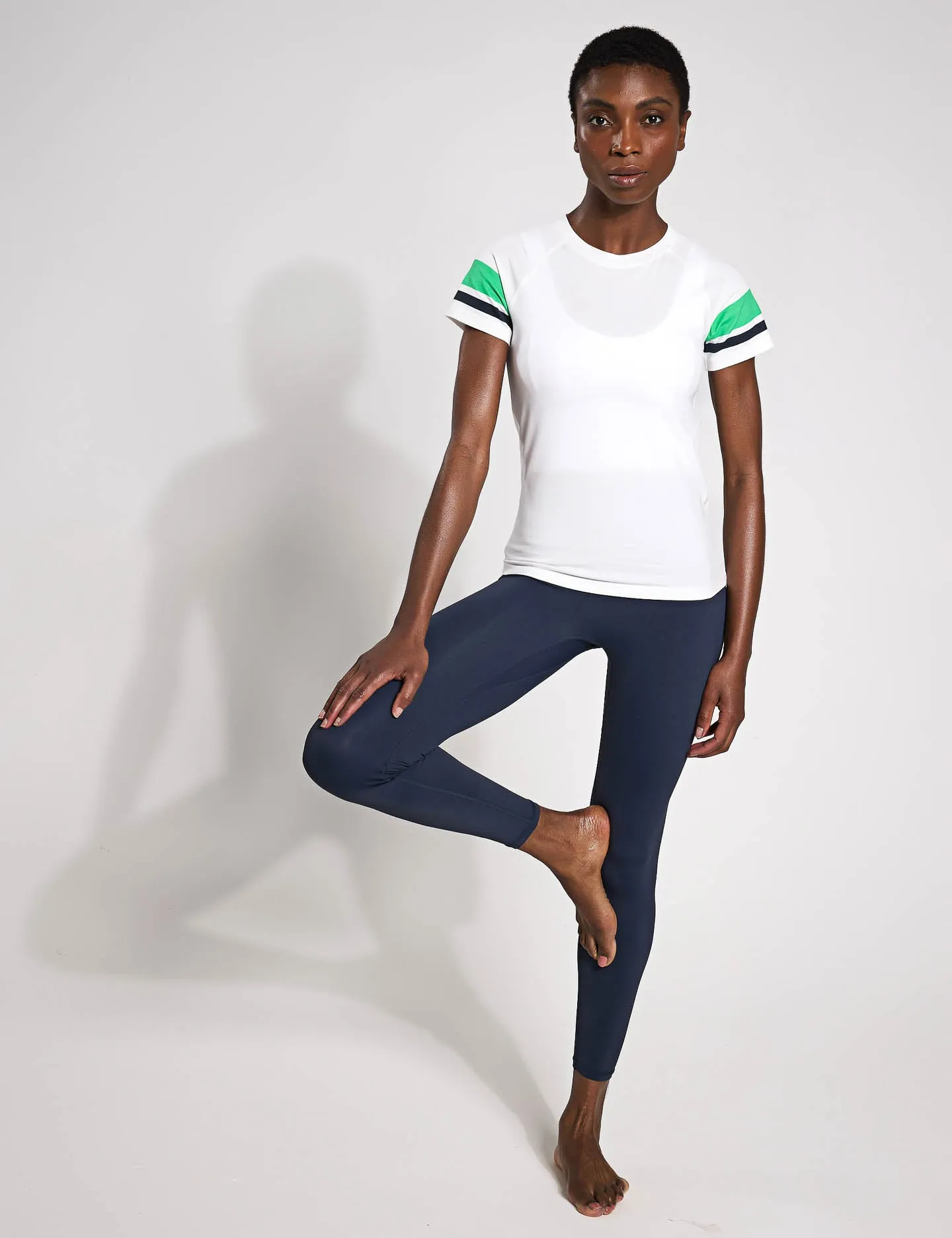 Willow Tee - White/Green