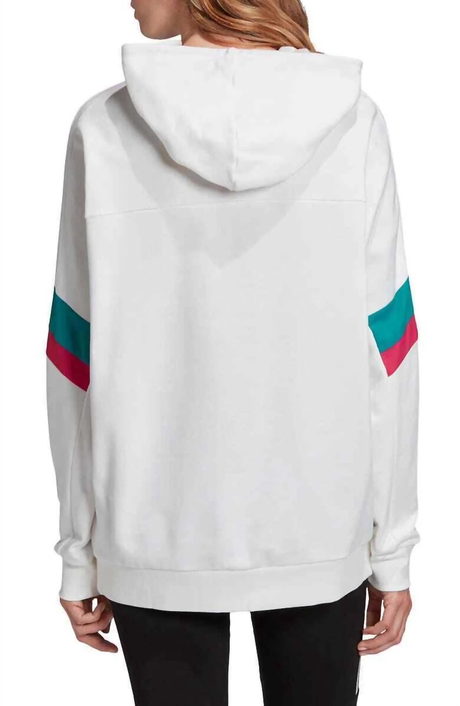Women's Boyfriend Hoodie Sweatshirt In White