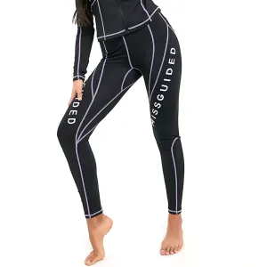 Women's Brand Printed Legging,Black