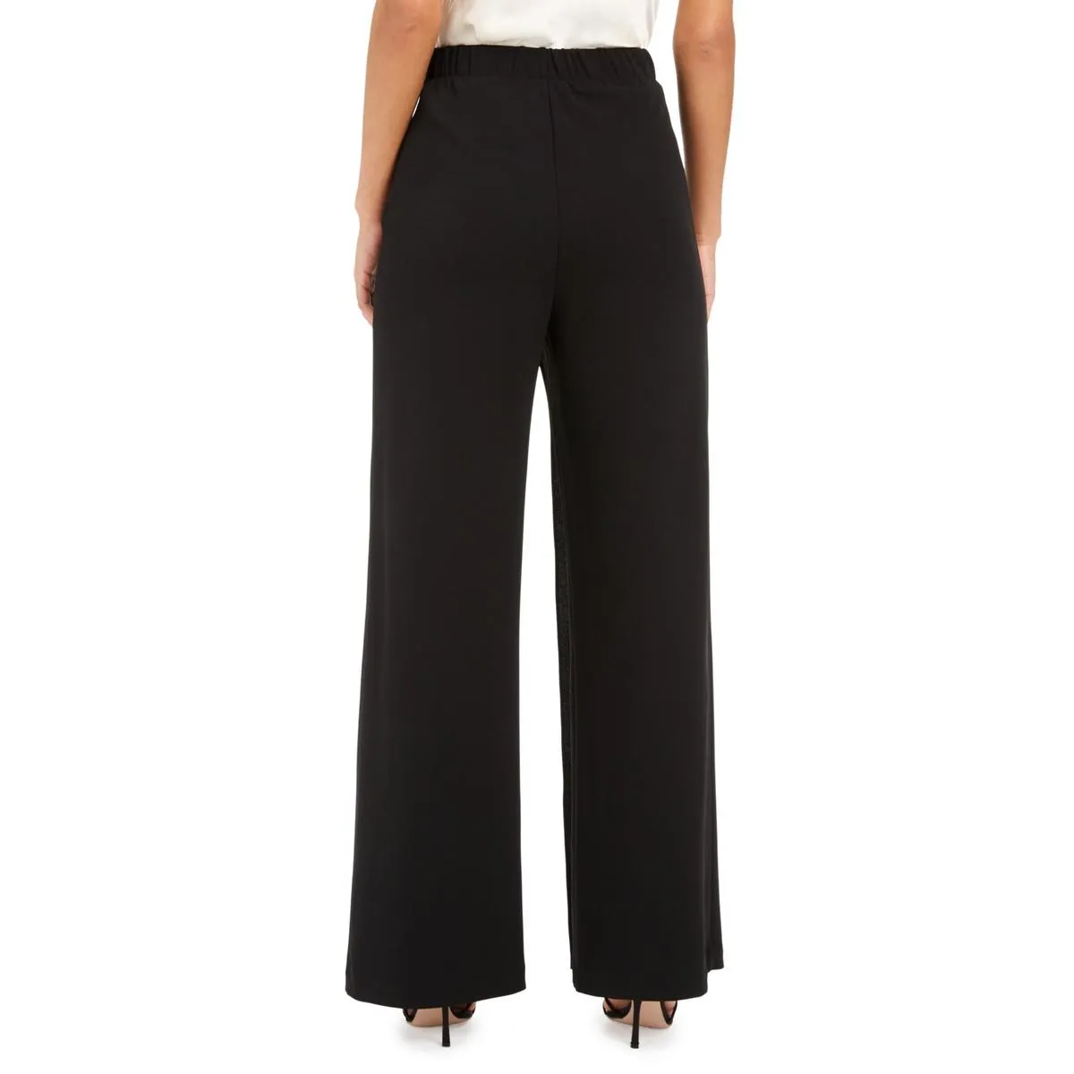 Womens Crepe Knit Dress Pants