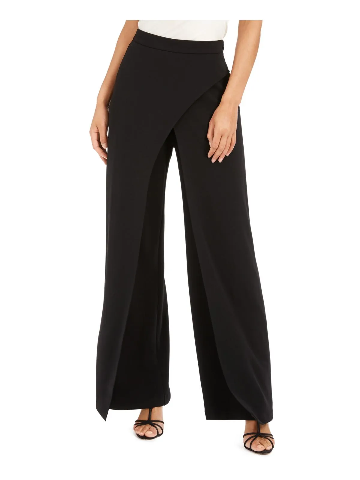 Womens Crepe Knit Dress Pants