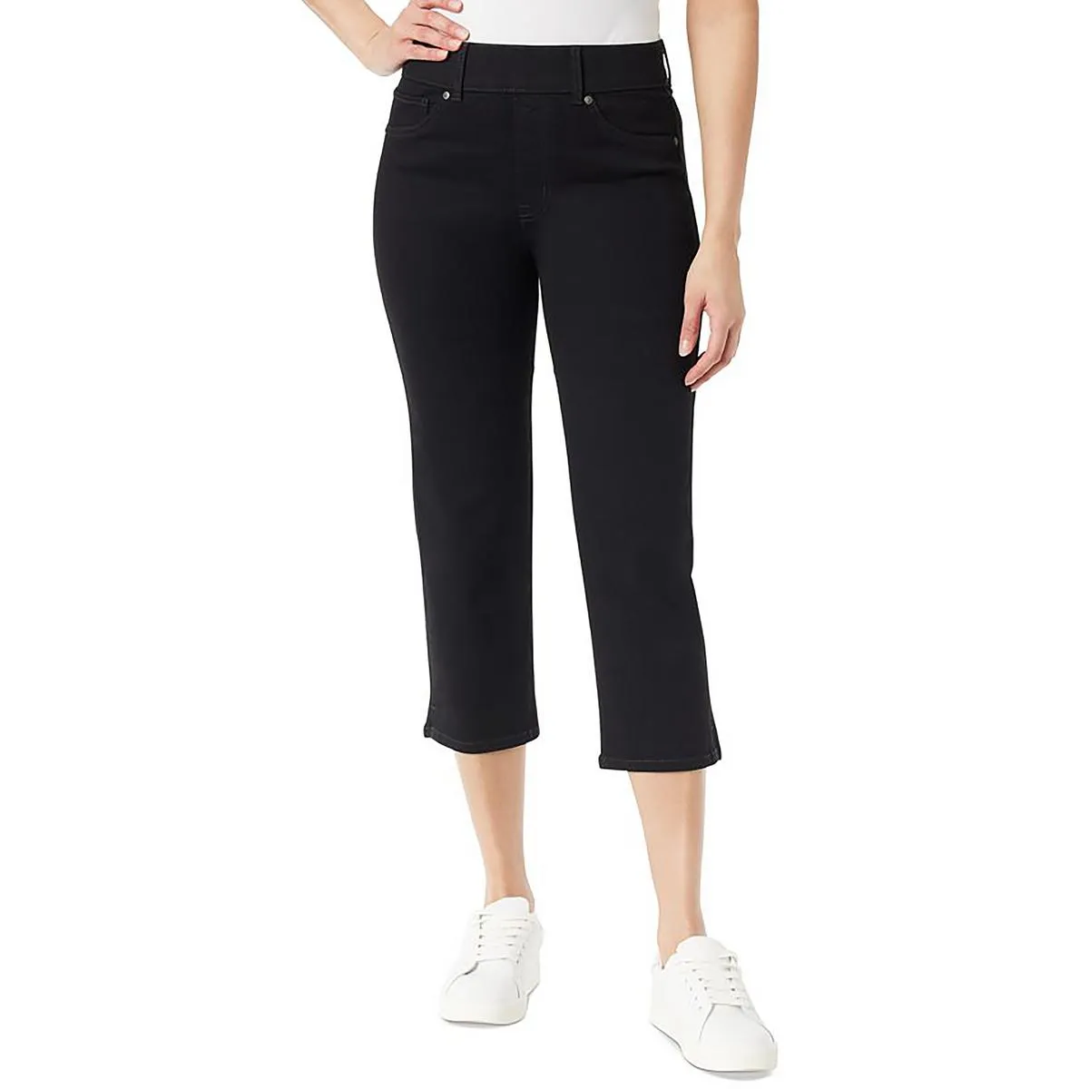 Womens Denim Slimming Capri Jeans