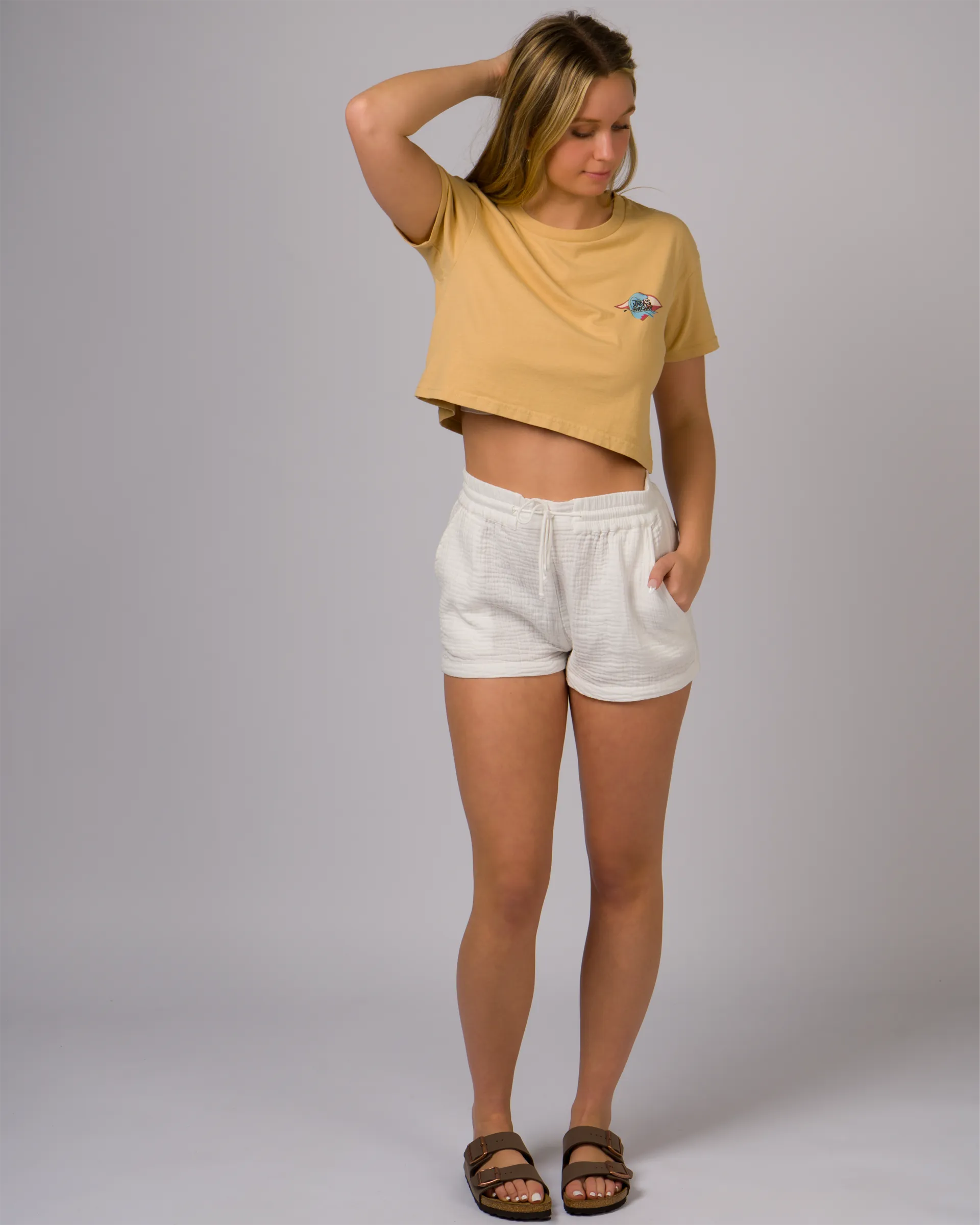 Women's Hollows Cropped S/S Tee