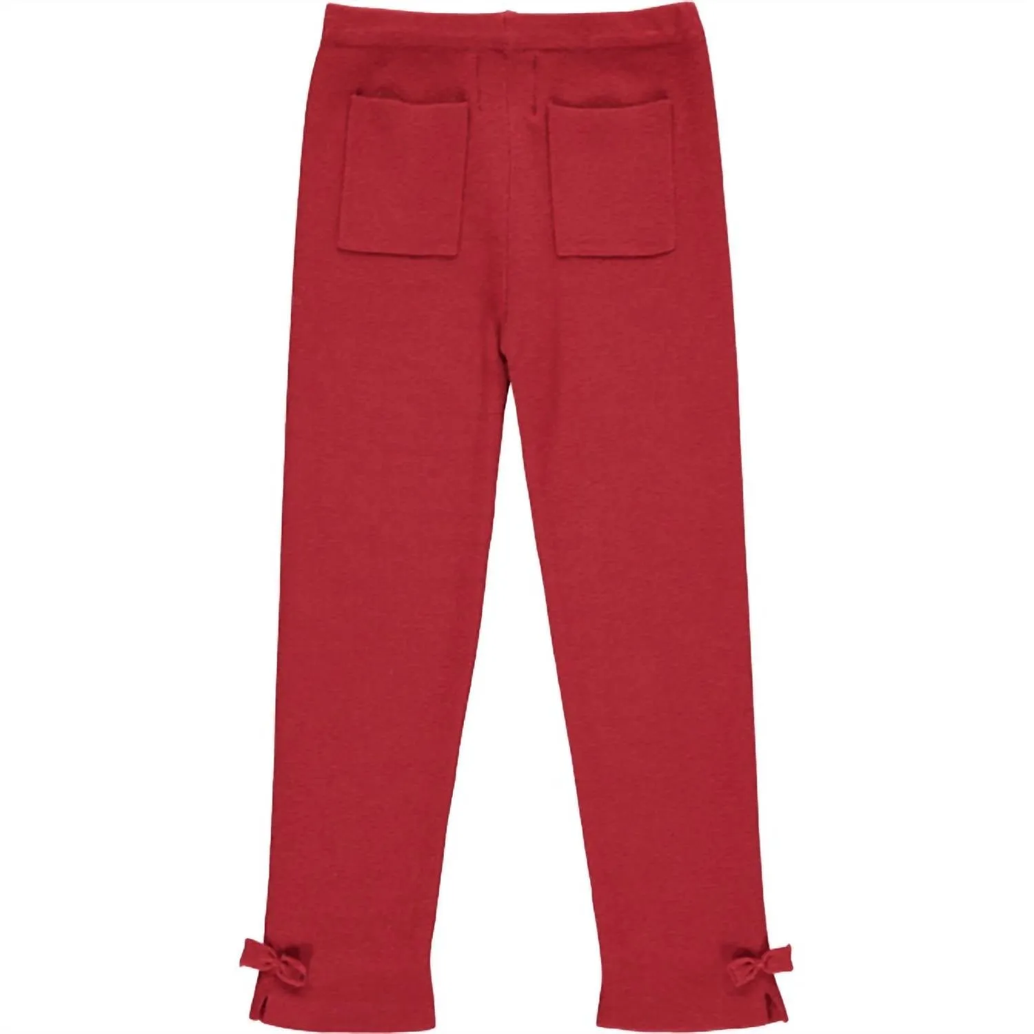 Women's Olive Leggings In Burgundy