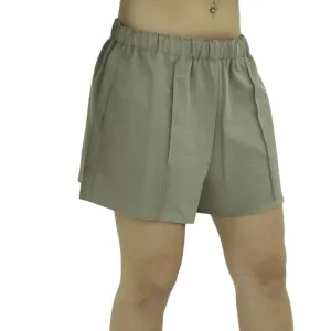 Women's Plain Casual Short,Light Camel