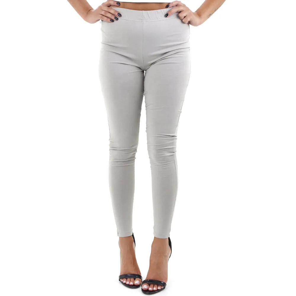Women's Plain Skinny Legging,Light Olive