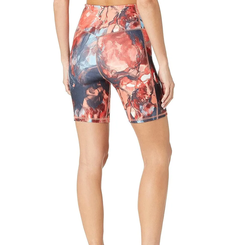 Women's Printed High Waist Short Legging,Multi