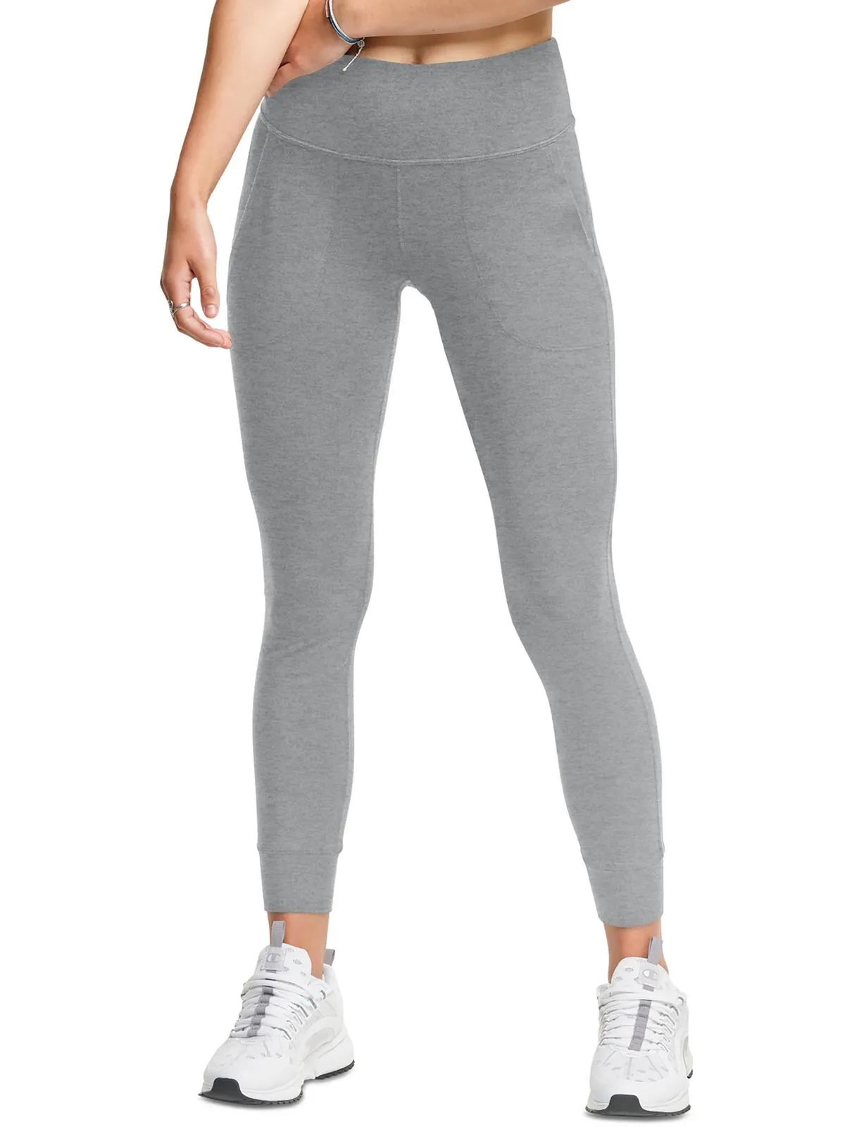 Womens Stretch Mid Rise Leggings