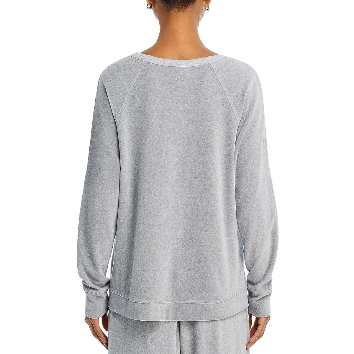 Womens Velvet Long Sleeve Sweatshirt